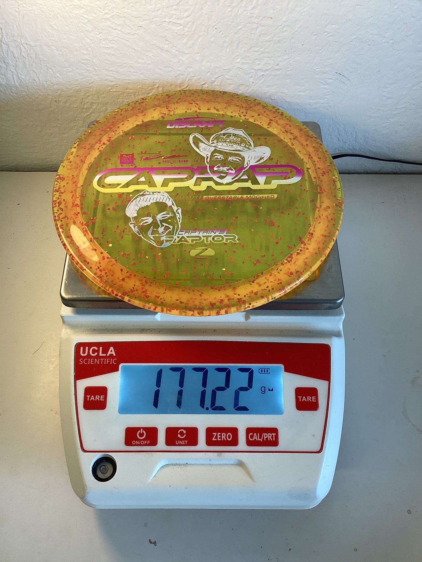 Discraft Z Confetti Captain's Raptor - Paul Ulibarri x Brad Hammock Collab