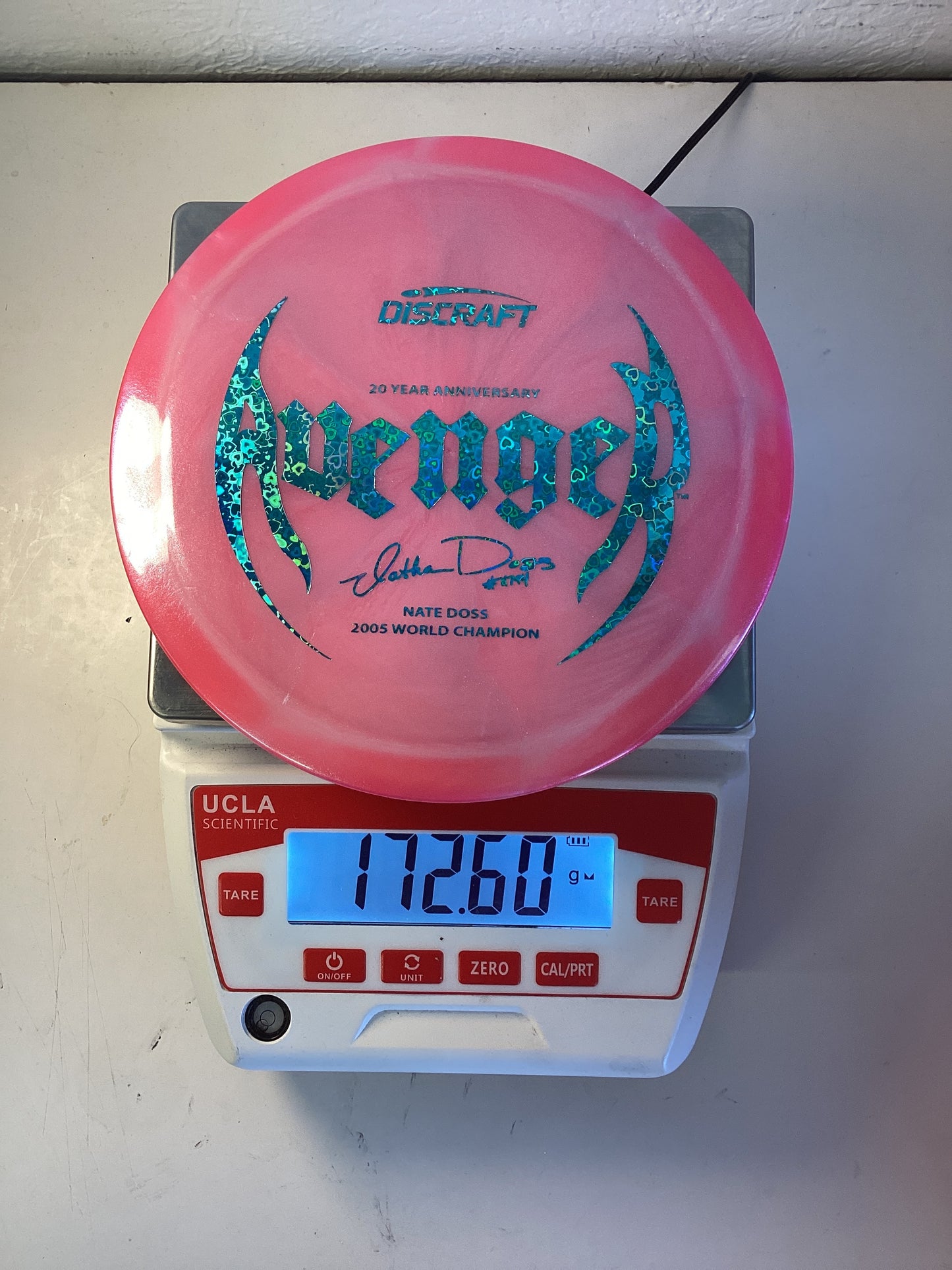 Discraft Colorshift Z Swirl Avenger - Nate Doss 20 Year Anniverary