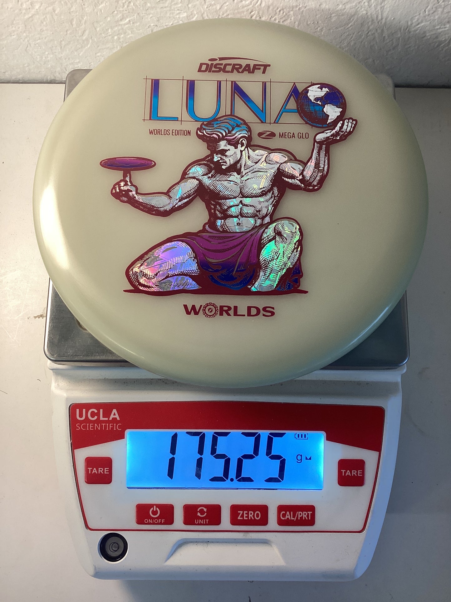 Discraft Worlds 2026 Edition Mega Glo Luna - Spirit of Detroit