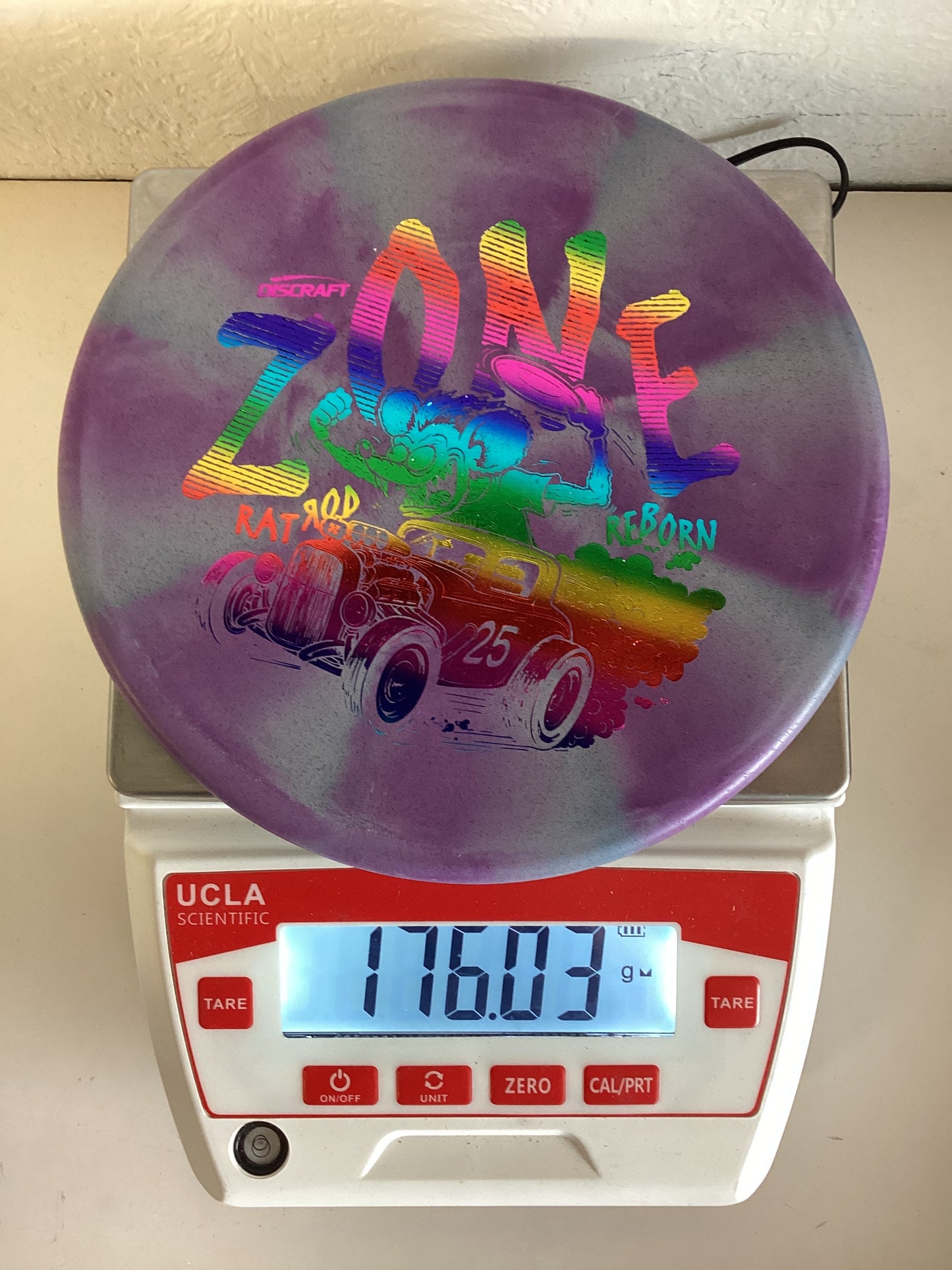 Discraft Rubber Blend Swirl (8-hole) Zone - 2025 Ledgestone Edition