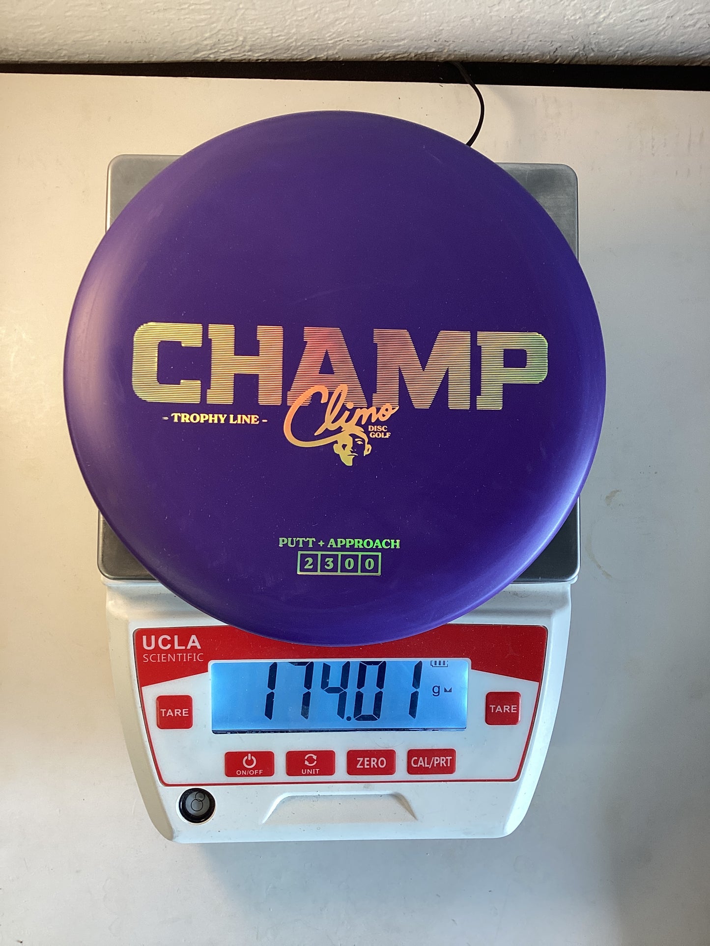 Climo Disc Golf Trophy Line Champ