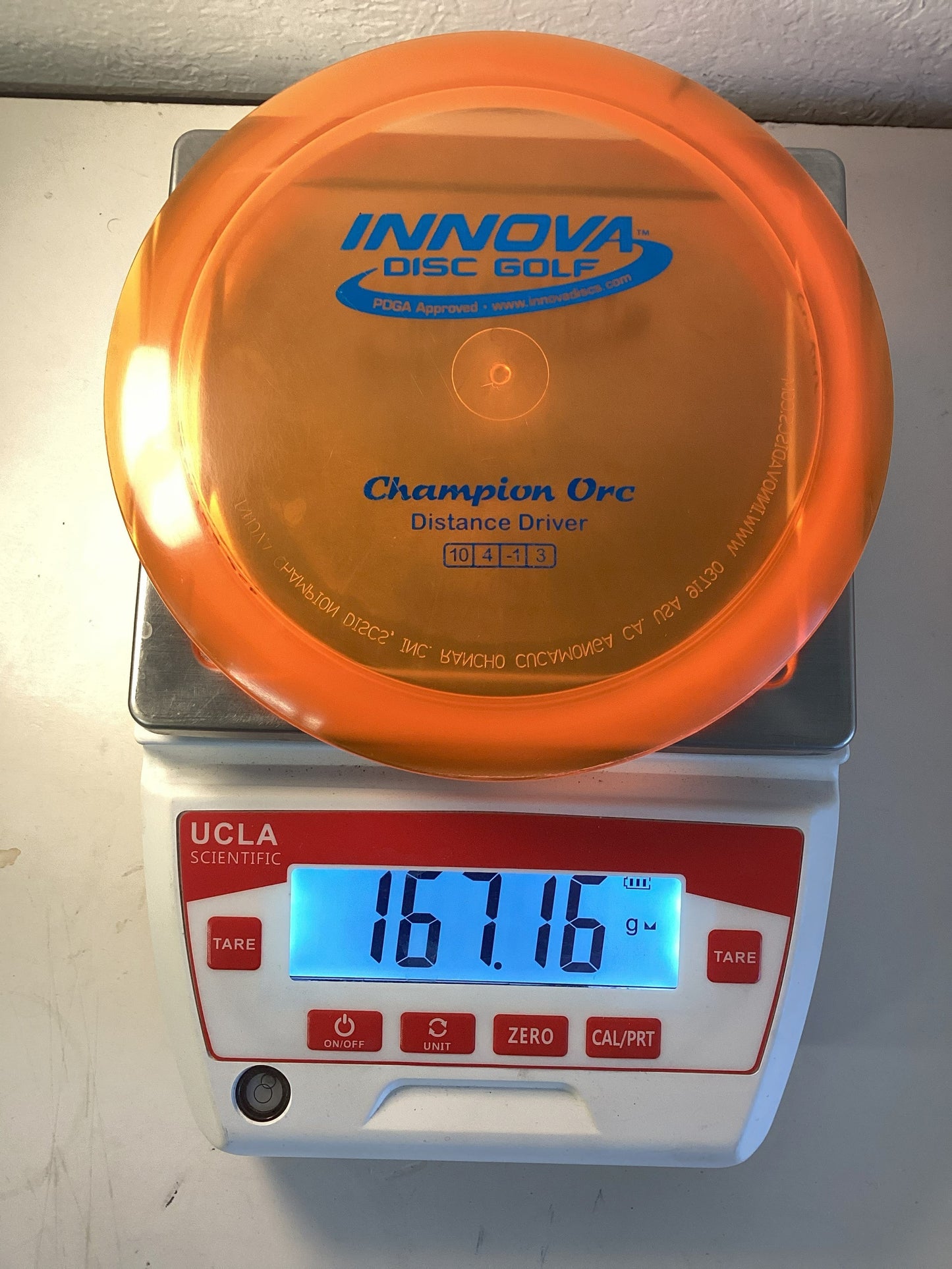 Innova-Champion-Orc-Orange-167.16g PRE-OWNED