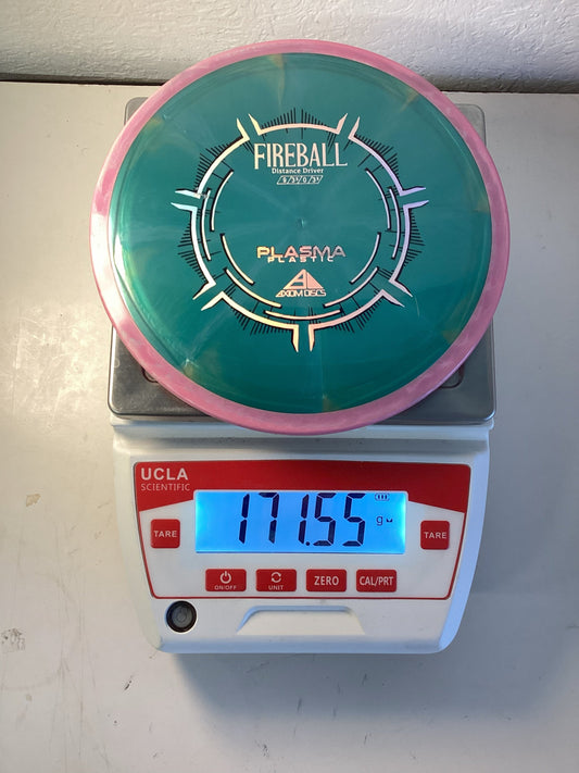 Axiom-Plasma-Fireball-Teal/Pink-171.55g PRE-OWNED