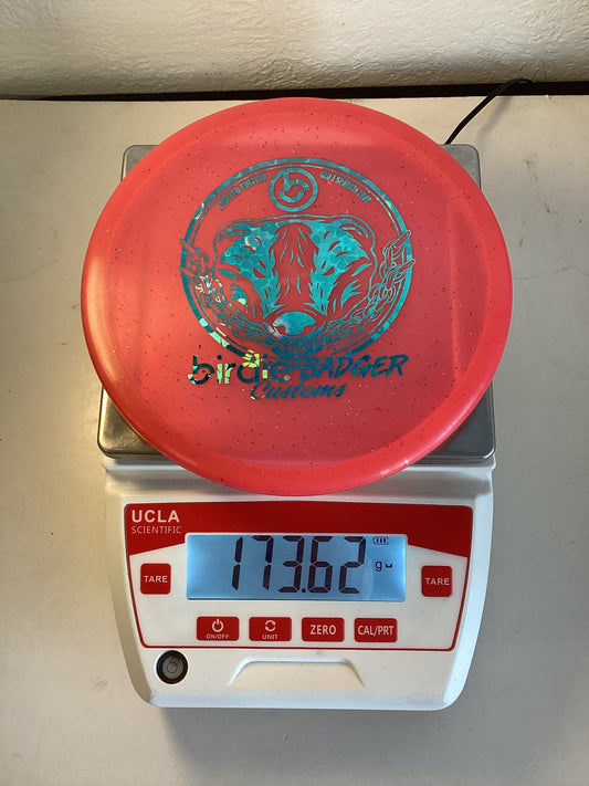 Discraft-Z-GloSparkle-Zone-Red-173.62g PRE-OWNED