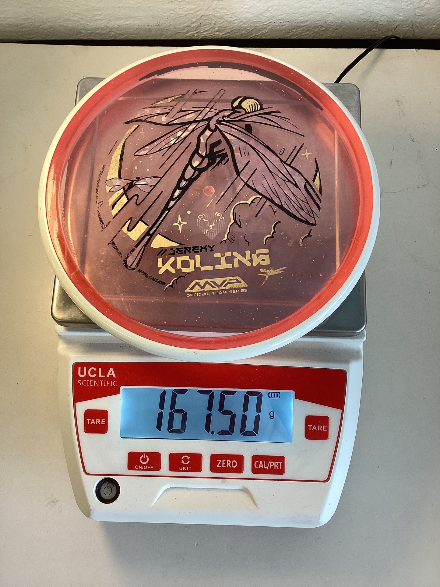 Axiom-Particle-Eclipse-Tempo-Red-167.50g PRE-OWNED