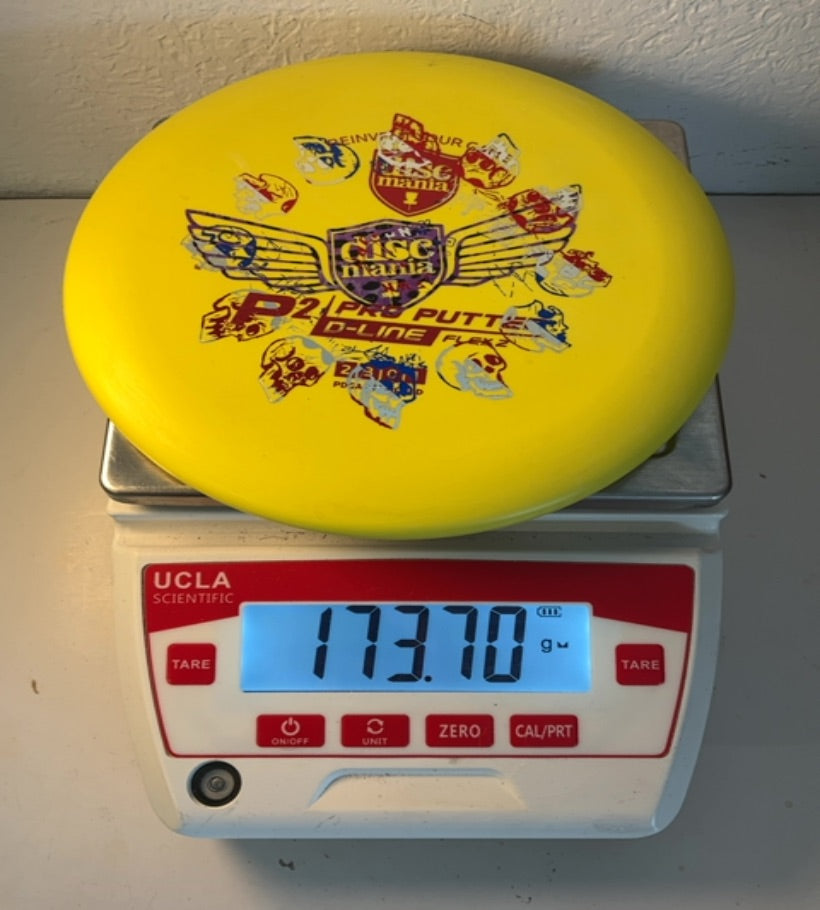 Discmania-Flex 2-P2-Yellow-173.70g PRE-OWNED