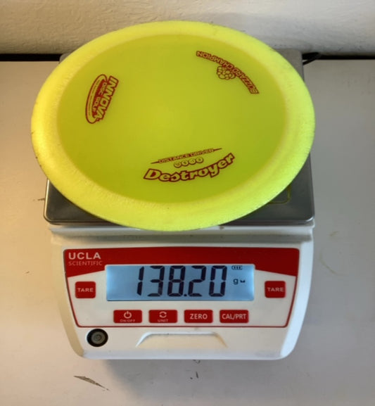 Innova-Blizzard-Champion-Destroyer-Yellow-138.20g PRE-OWNED