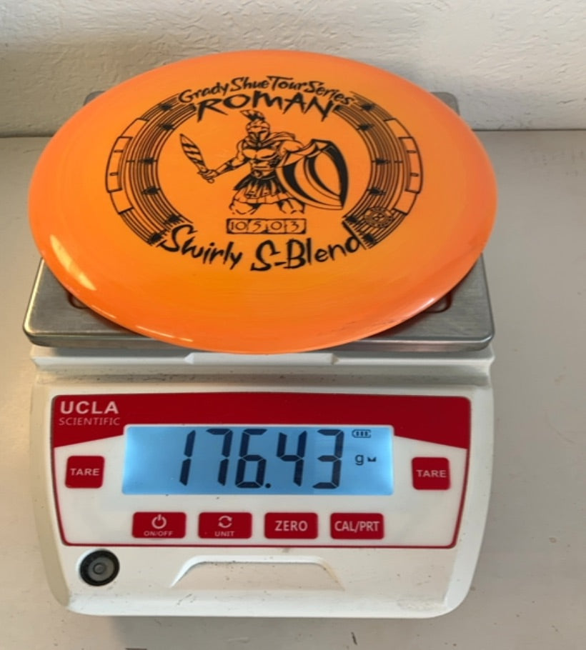 Infinite Discs-Swirly S-Blend-Roman-Orange-176.43g PRE-OWNED