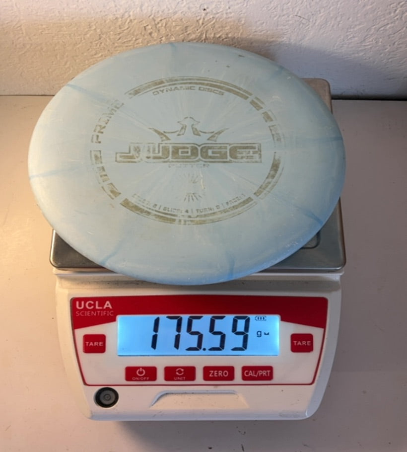 Dynamic Discs-Prime-Judge-Blue-175.59g PRE-OWNED