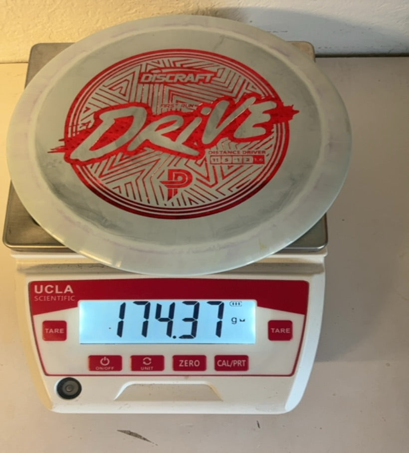 Discraft-ESP-Drive-Gray with Red Stamp-174.37g PRE-OWNED