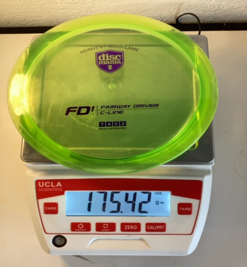 Discmania-C-Line-FD1-Green-175.42g PRE-OWNED
