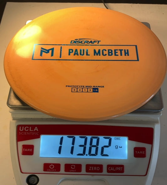 Discraft-ESP-Malta Prototype-Orange-173.82g PRE-OWNED