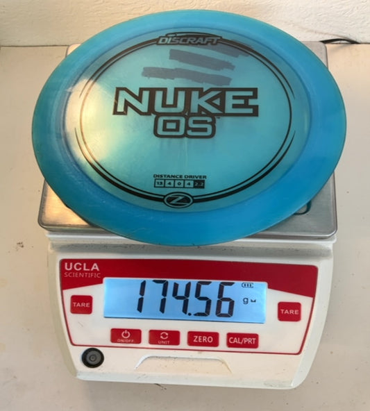 Discraft-Z-Nuke OS-Blue-174.56g PRE-OWNED
