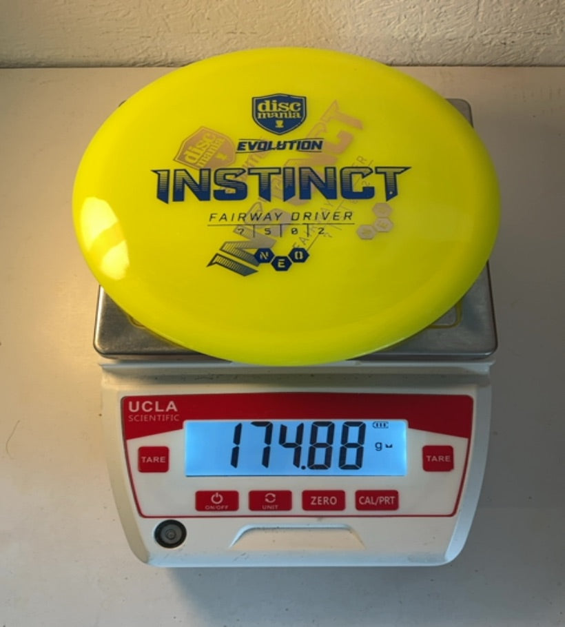 Discmania-Neo-Instinct-Yellow-174.88g PRE-OWNED
