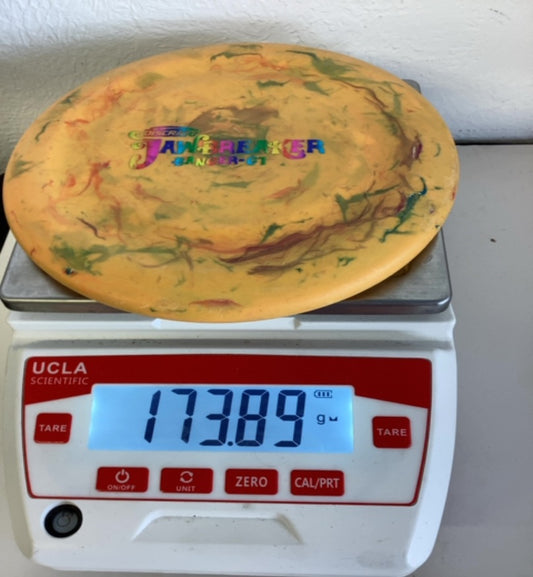 Discraft-Jawbreaker-Banger GT-Yellow- Rainbow-173.89g PRE-OWNED