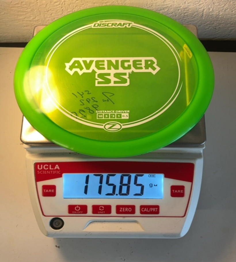 Discraft-Z-Avenger SS-Green-175.85g PRE-OWNED