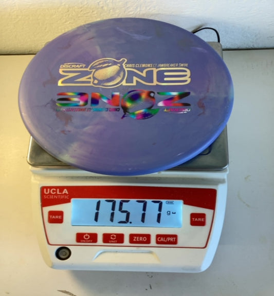 Discraft-CT-Jawbreaker-Zone-Purple-175.77g PRE-OWNED