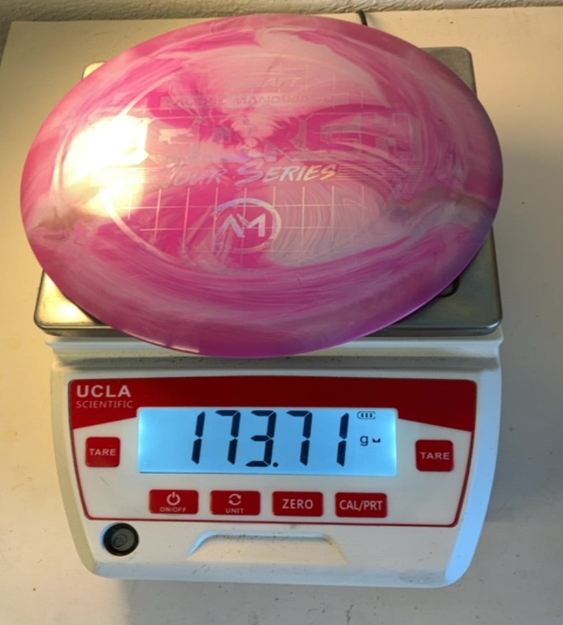 Discraft-ESP Swirl-Scorch-Purple-White-173.71g PRE-OWNED