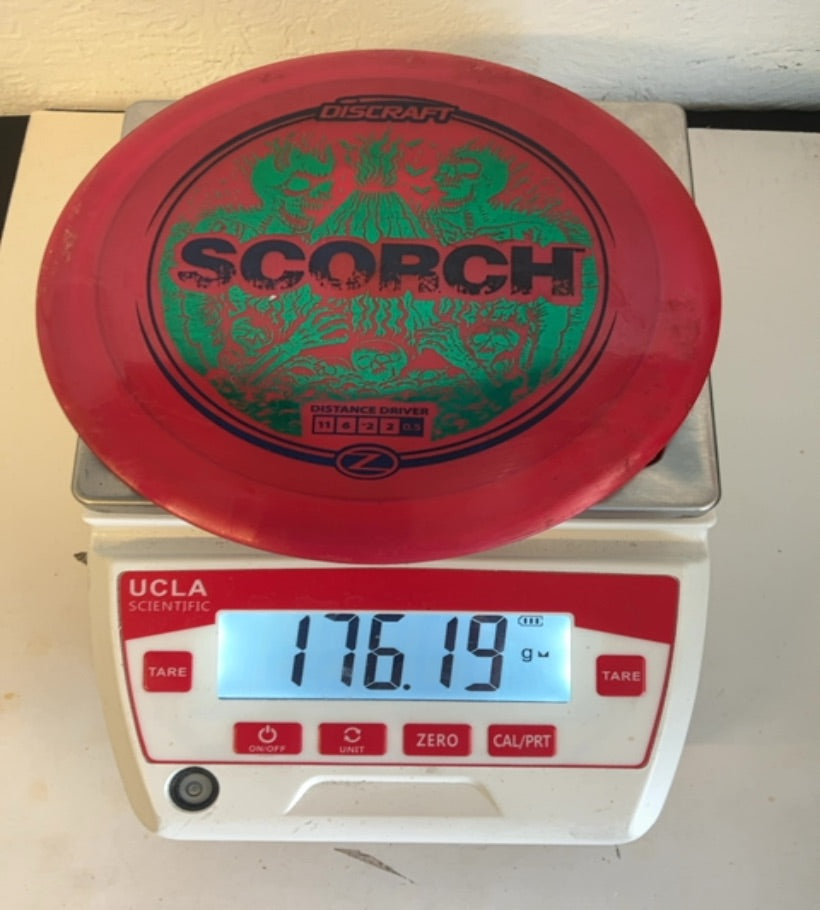 Discraft-Z-Scorch-Red-176.19g PRE-OWNED