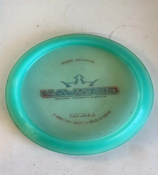 Dynamic Discs-Lucid-Getaway-Blue-174.80g PRE-OWNED