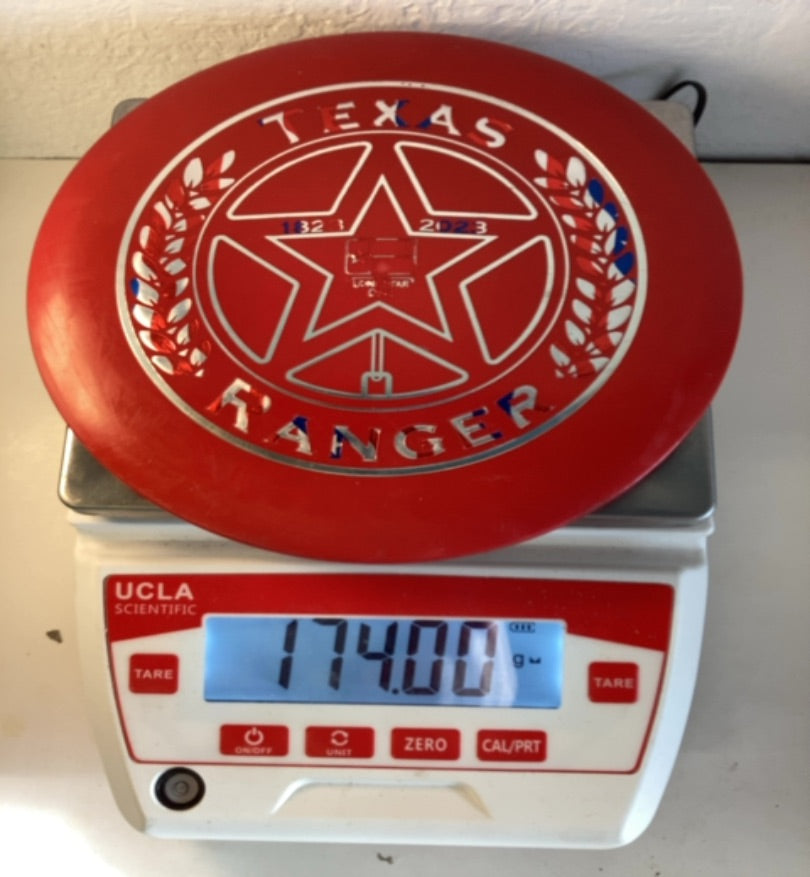 Lone Star-Bravo-Texas Ranger-Red-174.00g PRE-OWNED