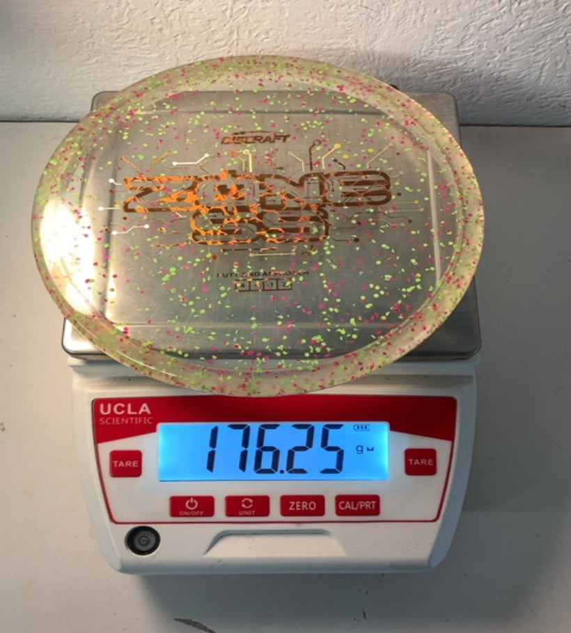 Discraft-Confetti-Zone SS-Clear-176.25g PRE-OWNED