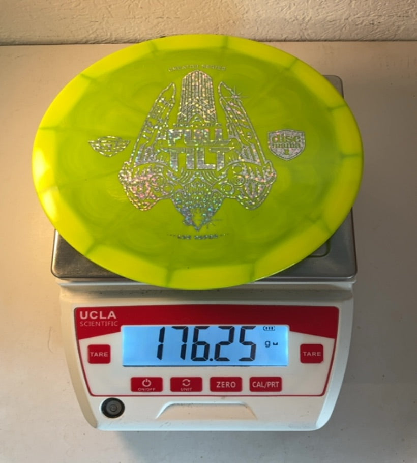 Discmania-Simon Lizotte Lux Vapor-Tilt-Green-176.25g PRE-OWNED *Rare*