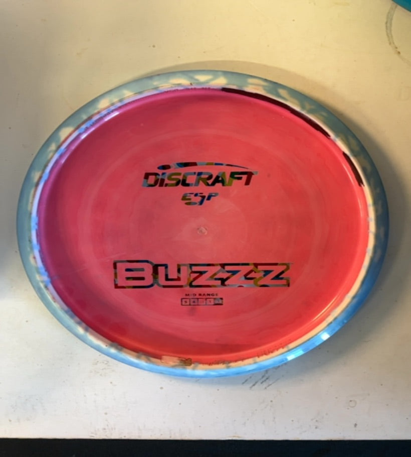 Discraft-ESP-Buzzz-Blue-Pink-174.37g PRE-OWNED