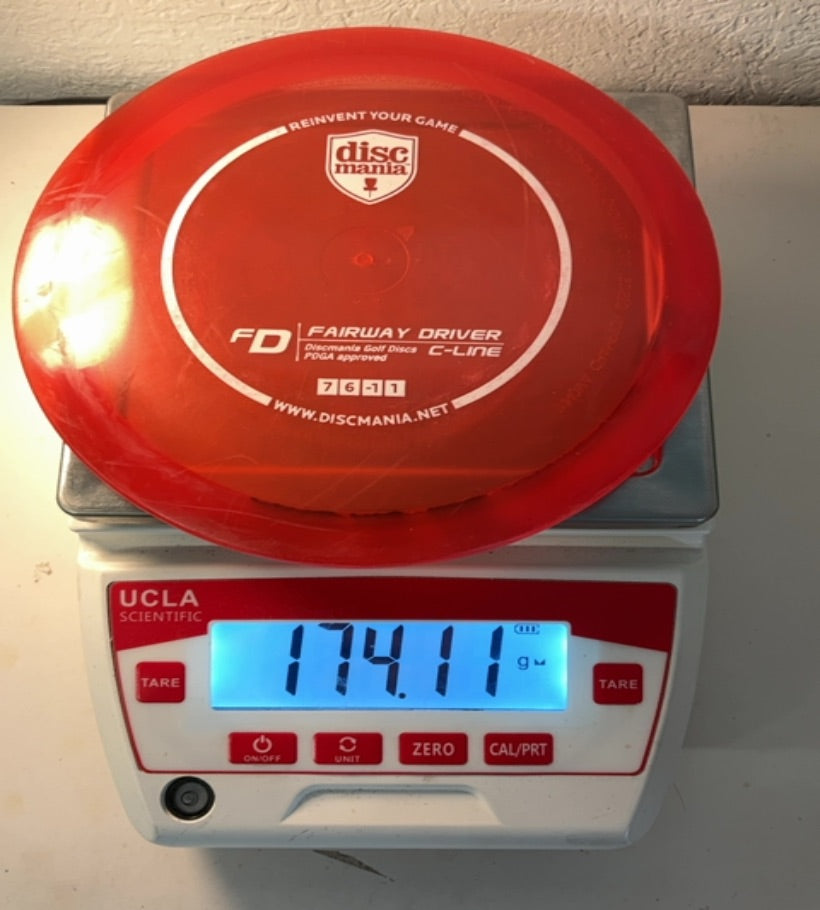 Discmania-C-Line-Innova-Made-FD-Red-174.11g PRE-OWNED