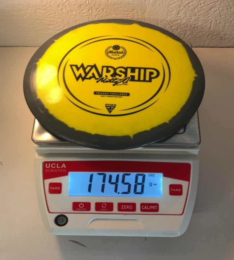 Westside-Tournament Burst-Warship-Yellow-174.58g PRE-OWNED