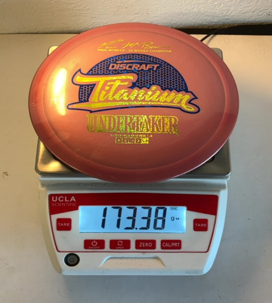Discraft-Titanium-Undertaker-Bronze-173.38g PRE-OWNED