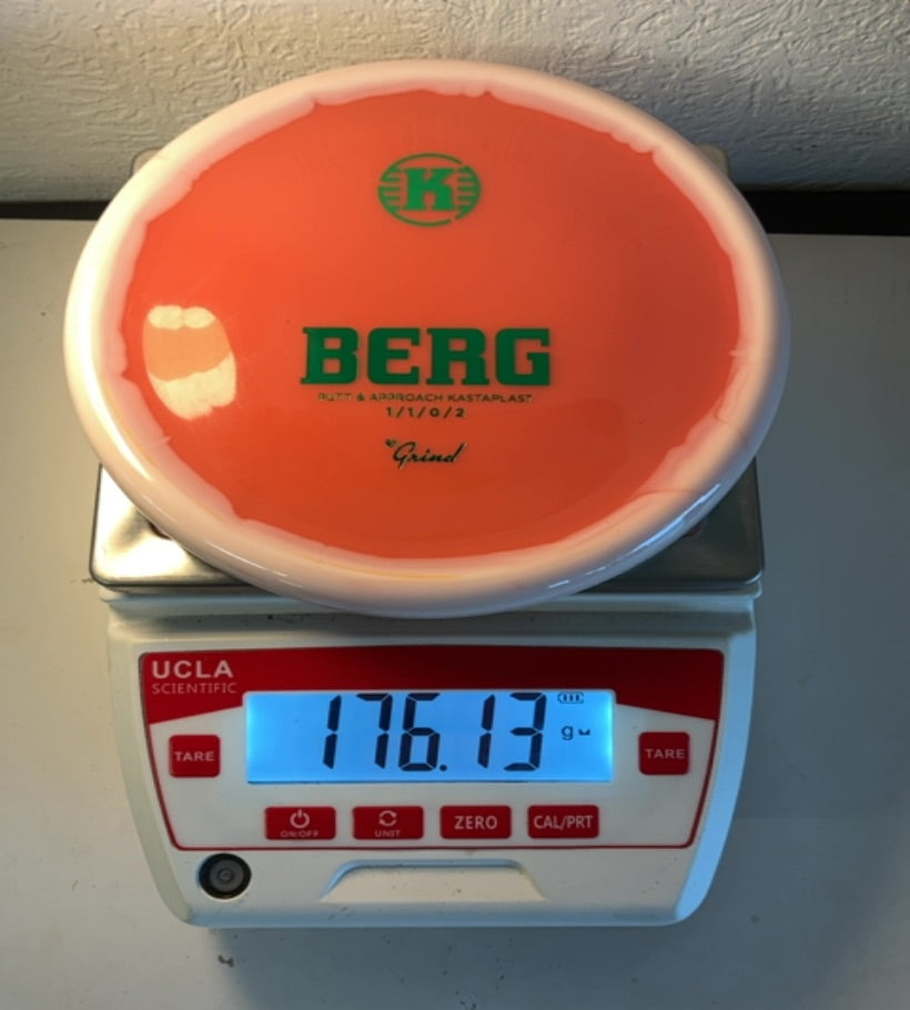 Kastaplast-K1 Grind-Berg-Orange-176.13g PRE-OWNED