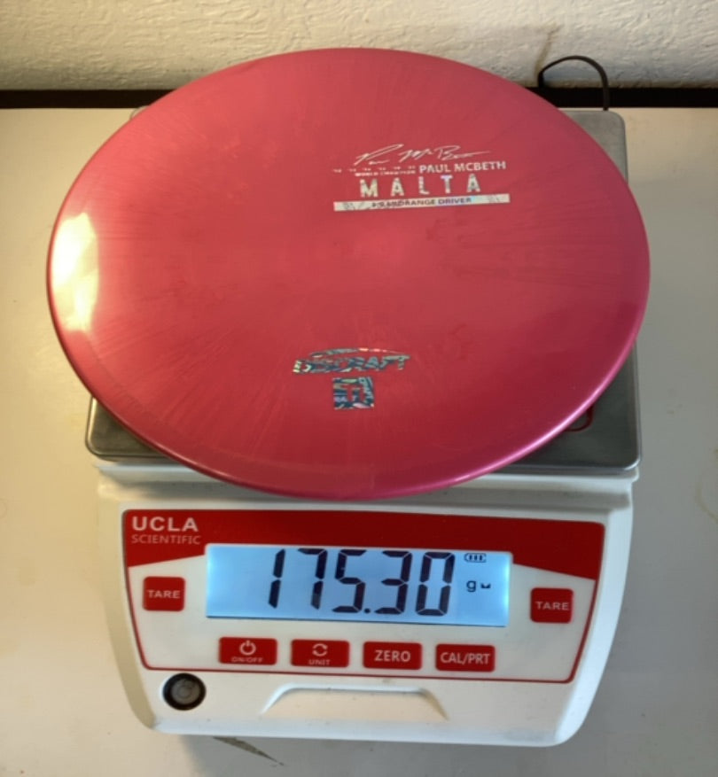 Discraft-Titanium-Malta-Pink-175.30g PRE-OWNED