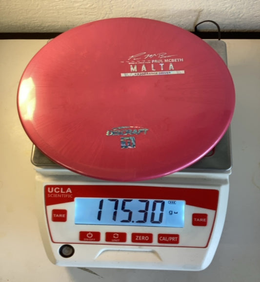 Discraft-Titanium-Malta-Pink-175.30g PRE-OWNED