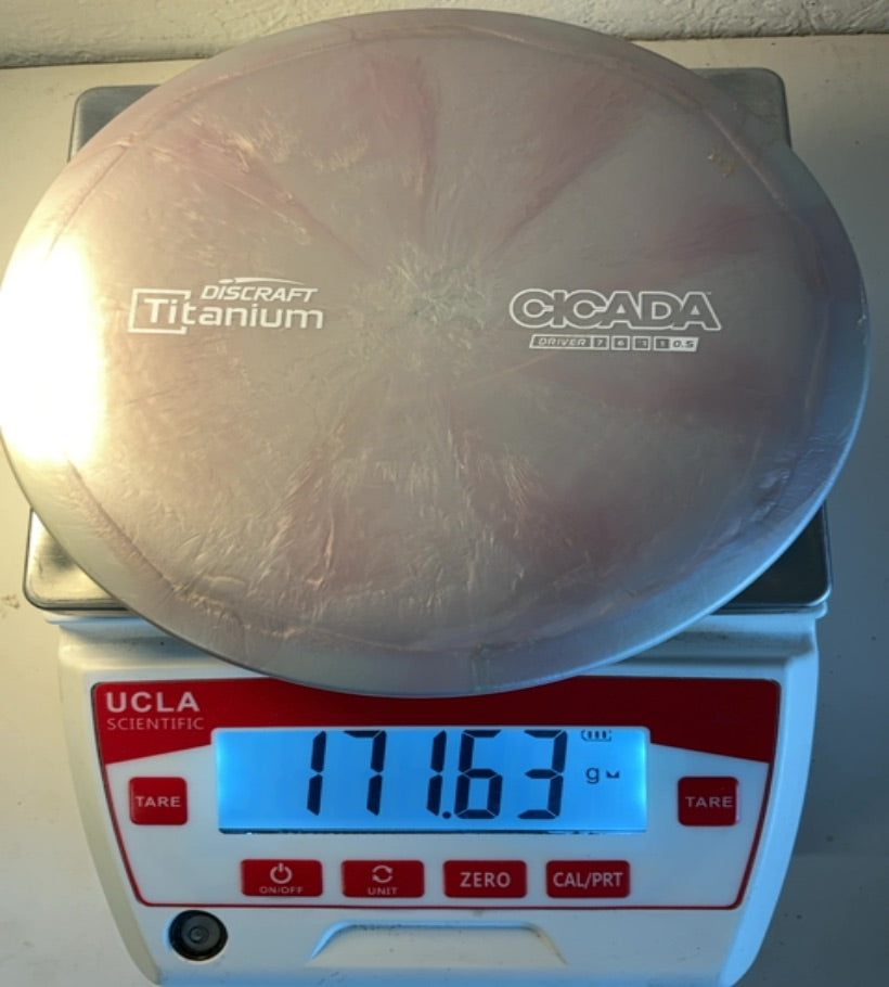 Discraft-Titanium-Cicada-Light Purple-171.63g PRE-OWNED