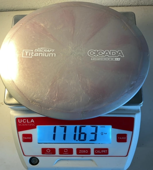 Discraft-Titanium-Cicada-Light Purple-171.63g PRE-OWNED