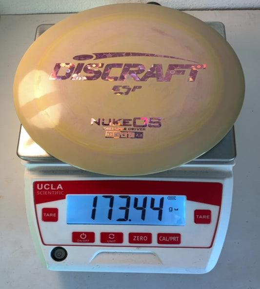 Discraft-ESP-Nuke OS-Yellow-173.44g PRE-OWNED
