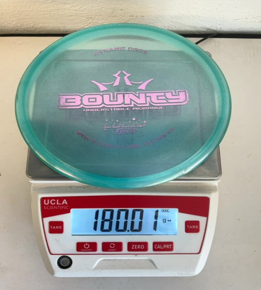Dynamic-Discs-Lucid-Ice-Bounty-Blue-180.01g PRE-OWNED
