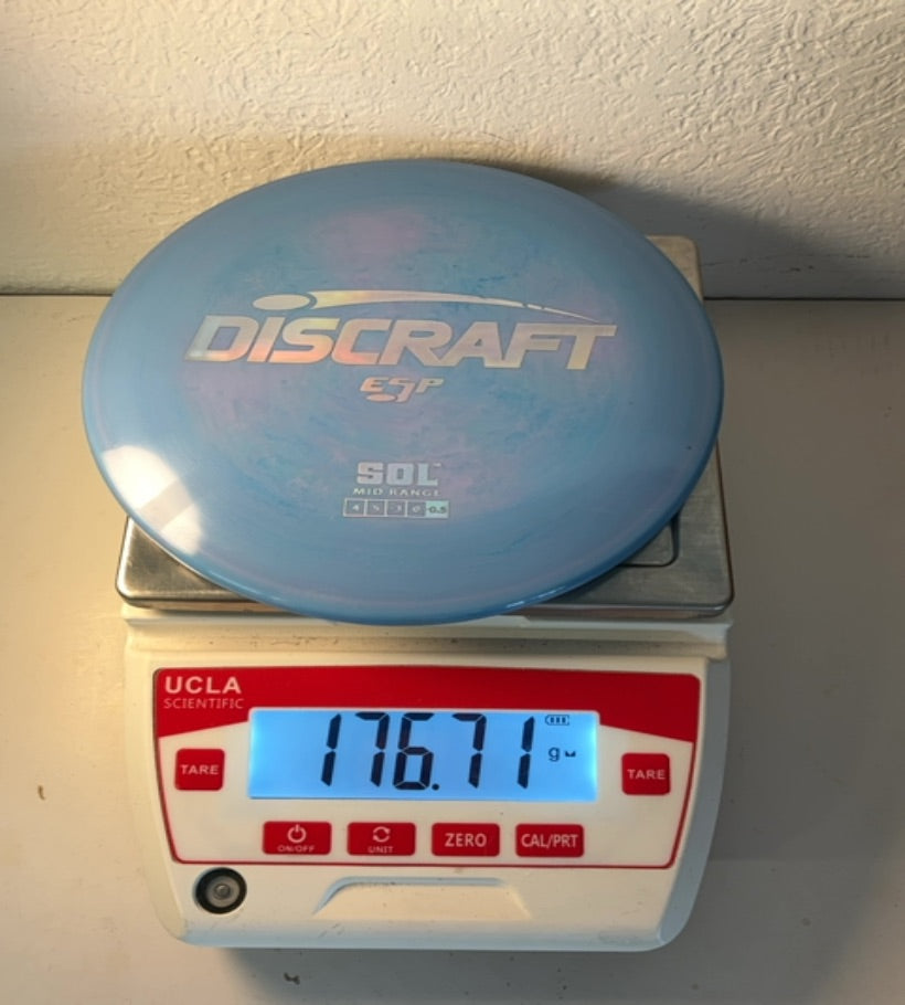 Discraft-ESP-Sol-Blue-176.71g PRE-OWNED