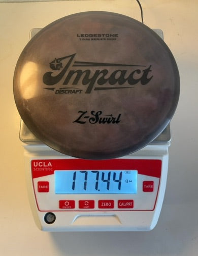 Discraft-Z Swirl-Impact-Purple-177.44g PRE-OWNED