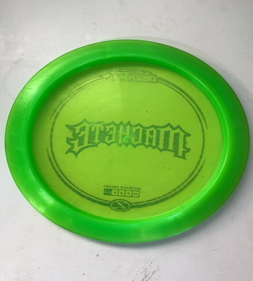 Discraft-Z-Machete Cheetah Stamp-Green-173.78g PRE-OWNED
