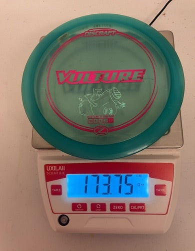 Discraft-Z Line-Vulture-Teal-173.75g PRE-OWNED