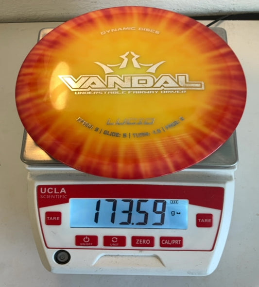 Dynamic Discs-Lucid-Vandal-Yellow-173.59g PRE-OWNED