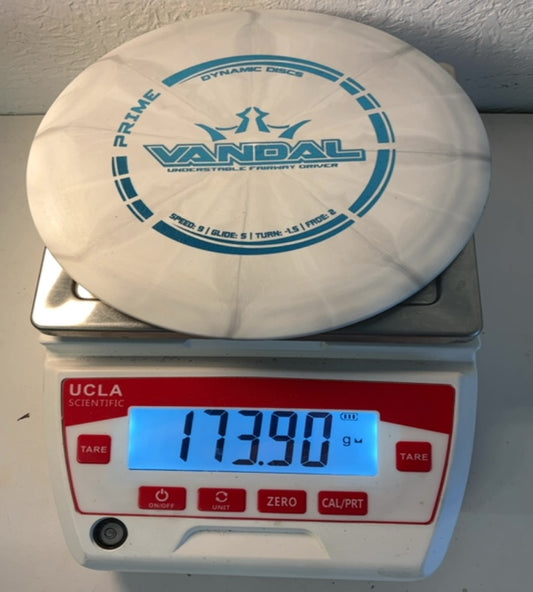Dynamic-Discs-Prime-Vandal-Gray-173.90g PRE-OWNED