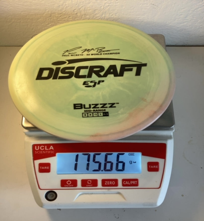 Discraft-ESP-Buzzz-Green-175.66g PRE-OWNED