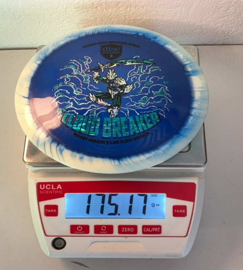 Discmania-Horizon Q-Line-Premier Cloud Breaker-Blue-175.17g PRE-OWNED