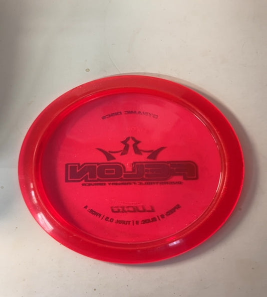 Dynamic Discs-Lucid-Felon-Red-176.81g PRE-OWNED