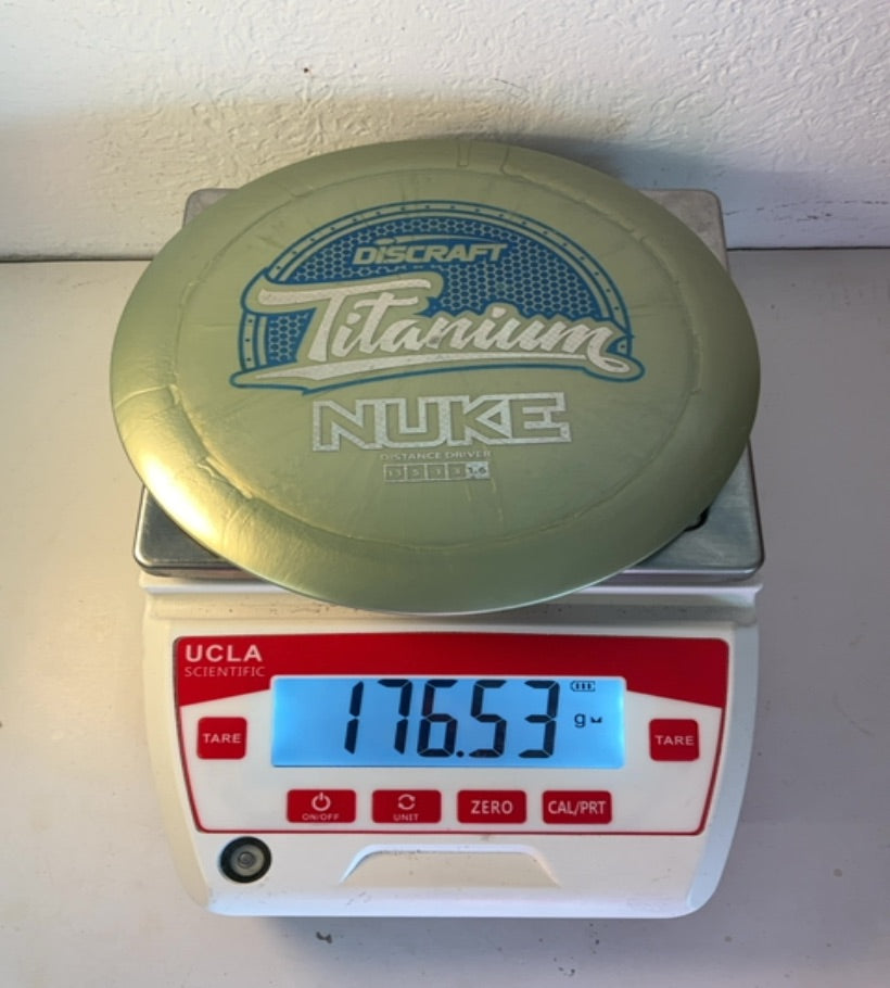 Discraft-Titanium-Nuke-Olive-176.53g PRE-OWNED