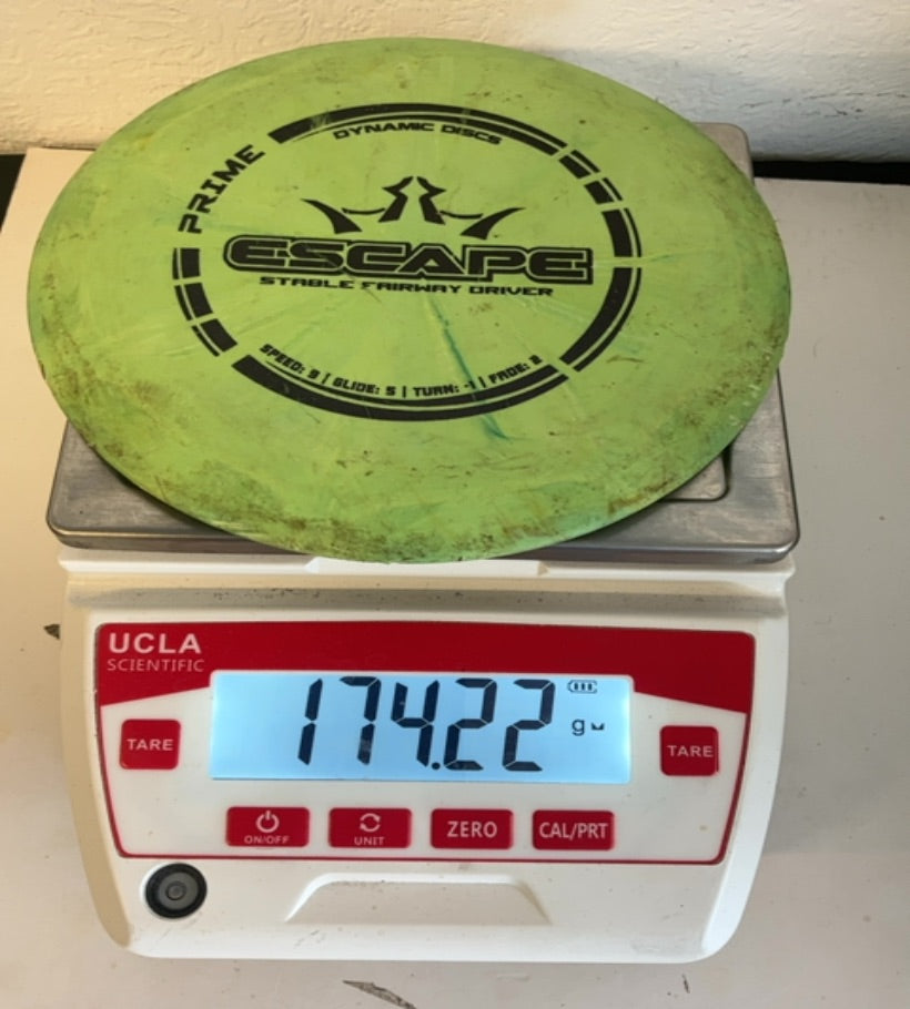 Dynamic Discs-Prime-Escape-Green-174.22g PRE-OWNED