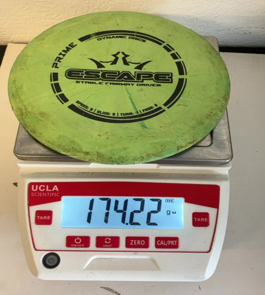 Dynamic Discs-Prime-Escape-Green-174.22g PRE-OWNED